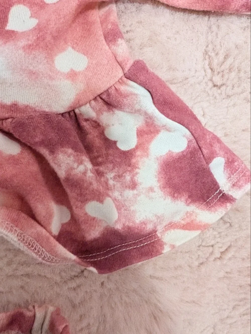 Grayson Mini Baby Girls Pink Heart Set 12m